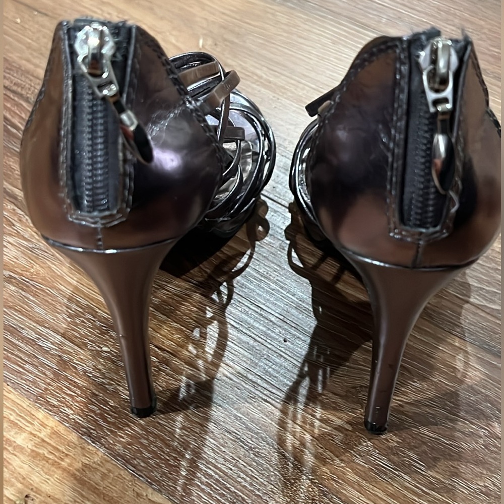 Chinese Laundry Womens Stilettos With Metallic Zipper (Size 6M) - Picture 8 of 12